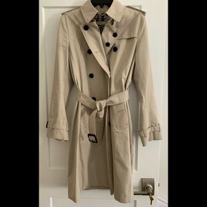 Burberry 3/4 length Trench coat